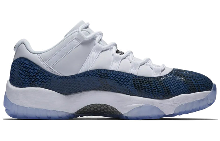Air Jordan11 Retro Low 'Navy Snakeskin'