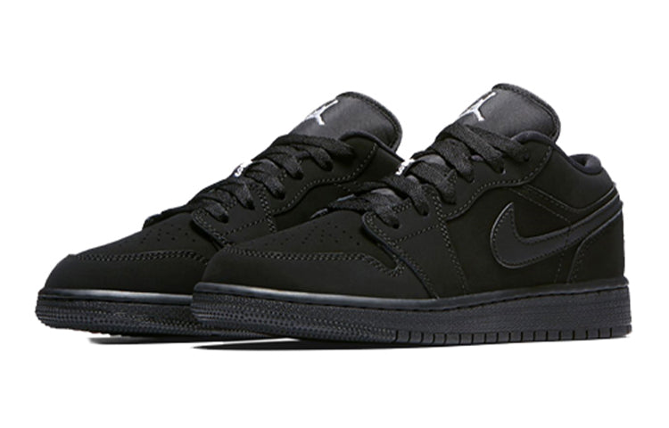 Air Jordan(GS) 1 Retro Low 'Triple Black'