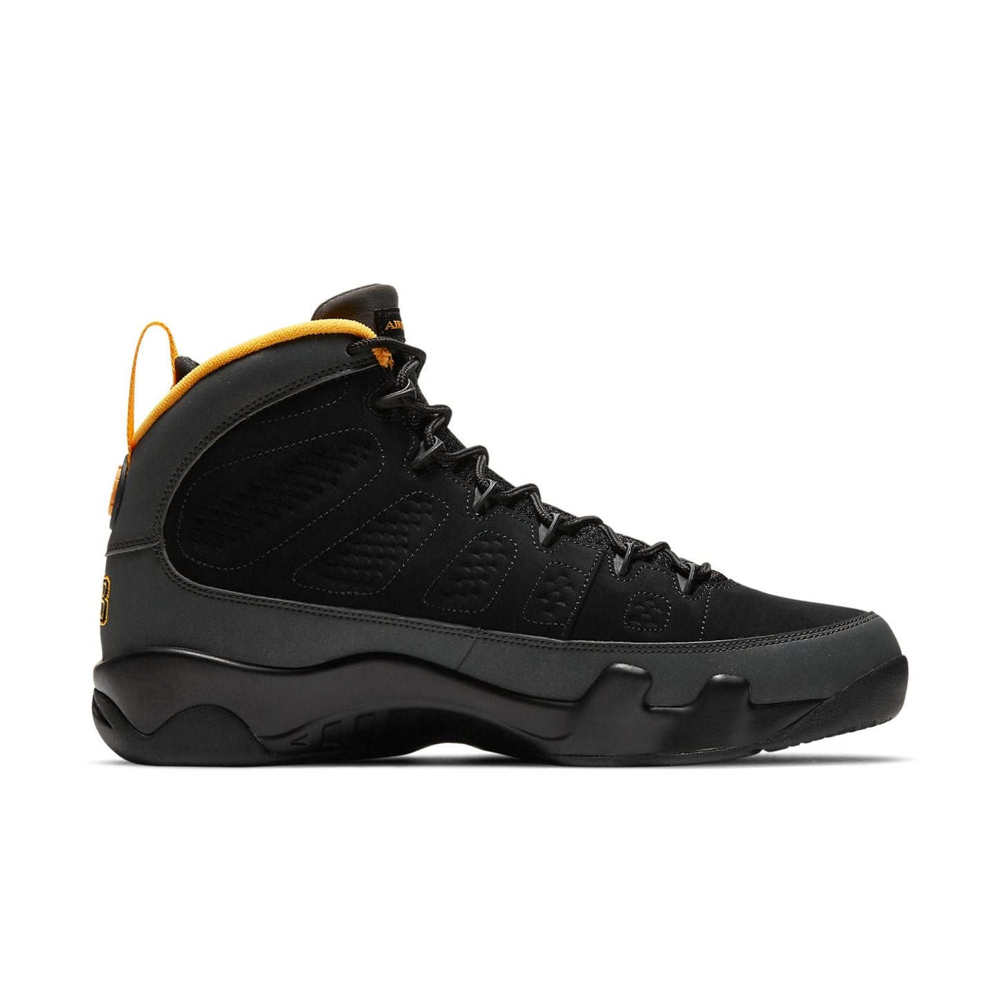 Air Jordan9 Retro 'Black Dark Charcoal University Gold'