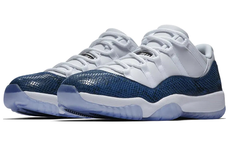 Air Jordan11 Retro Low 'Navy Snakeskin'