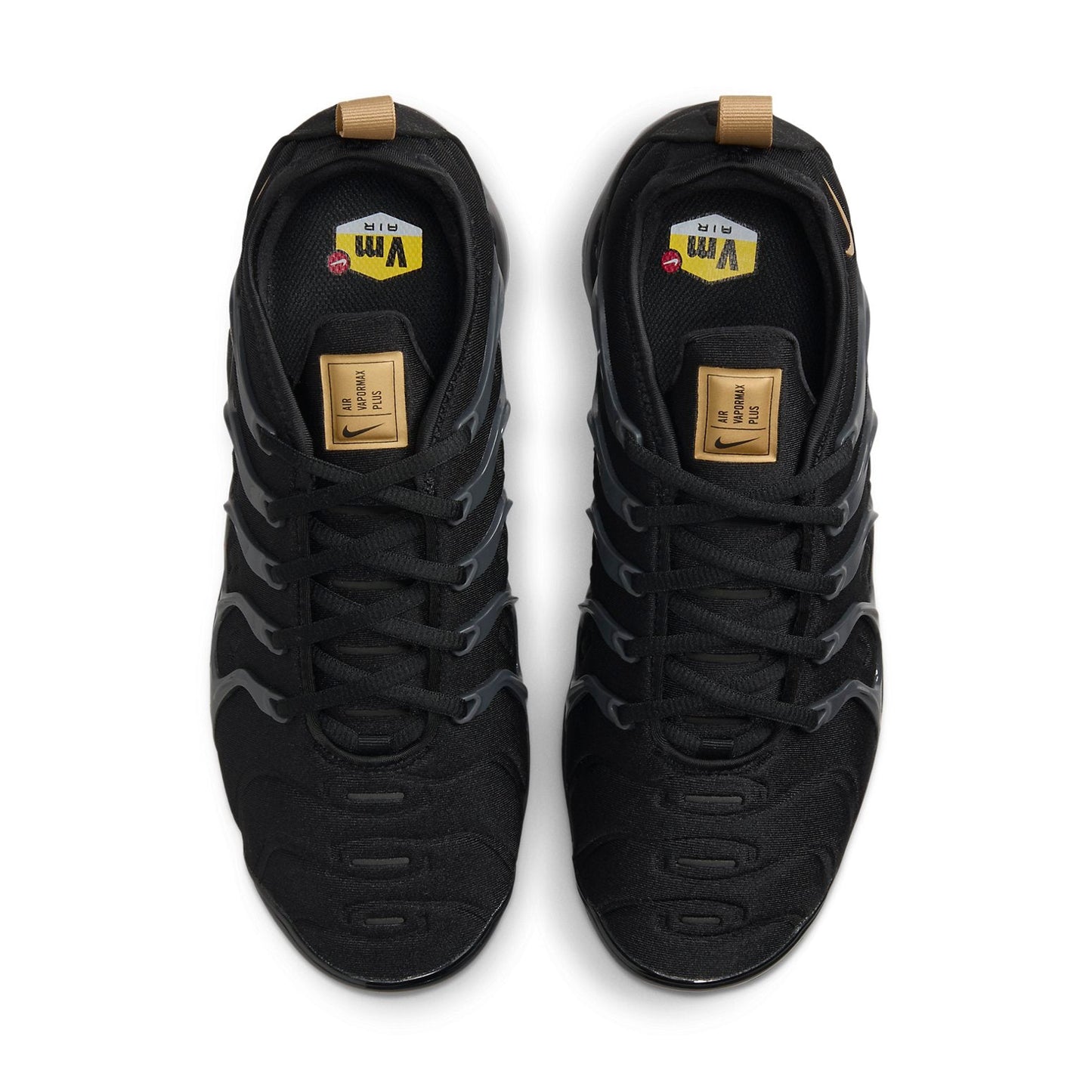 NikeAir VaporMax Plus 'Black Metallic Gold Anthracite'