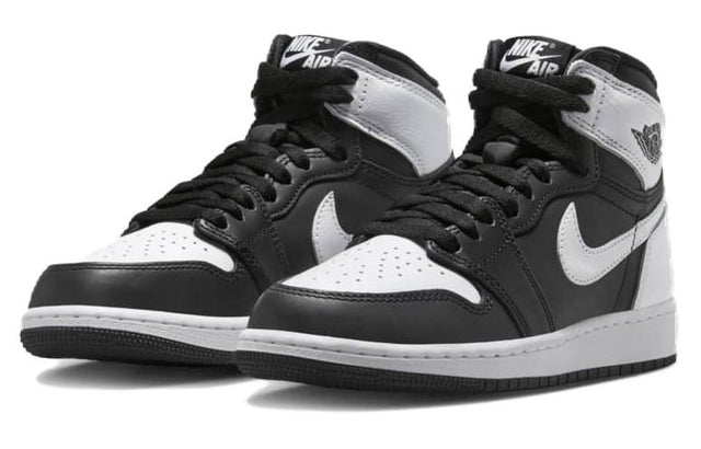 Air Jordan(GS) 1 Retro High OG 'Black White'
