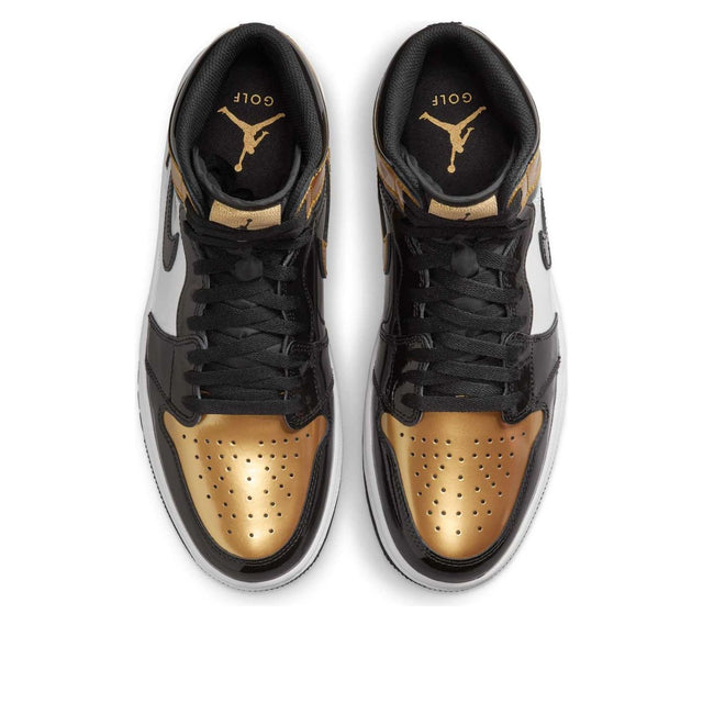 Air Jordan1 High Golf 'Patent Gold Toe'