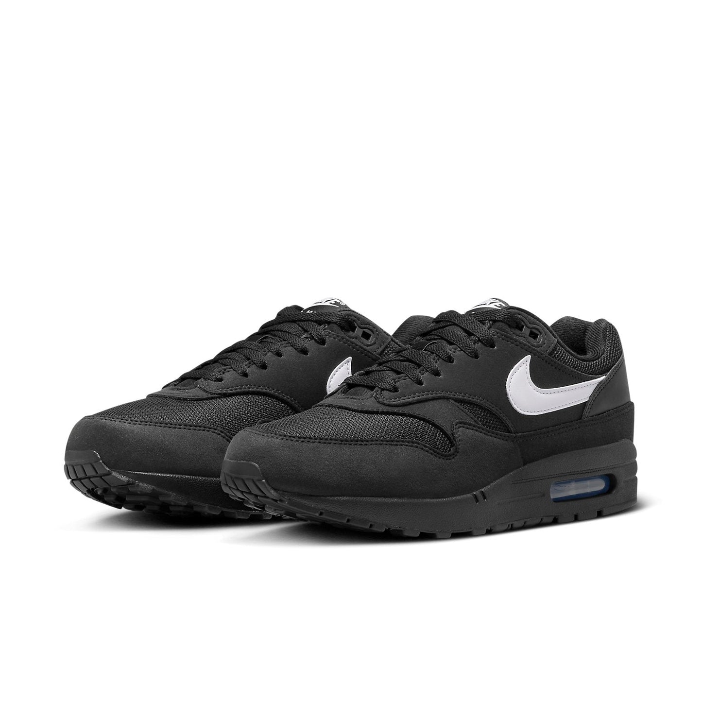 NikeAir Max 1 'Black White Swoosh'