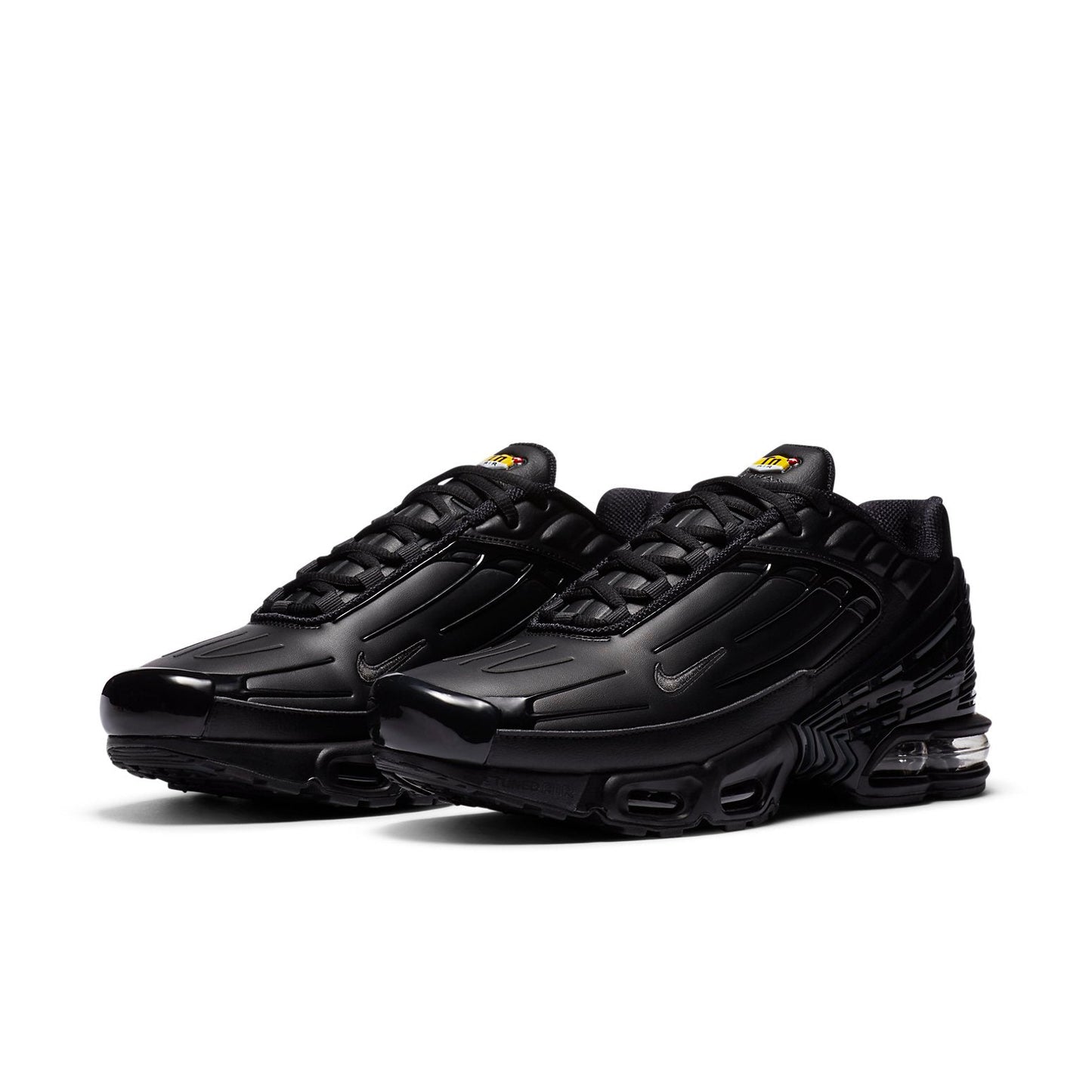 NikeAir Max Plus 3 Leather 'Triple Black
