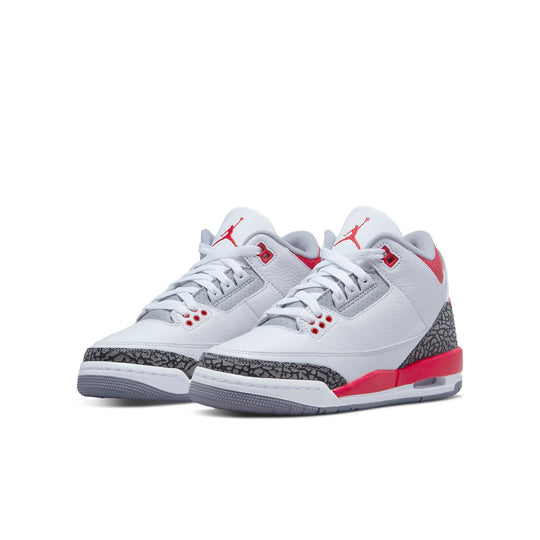 (GS) Air Jordan 3 Retro 'Fire Red 2022'