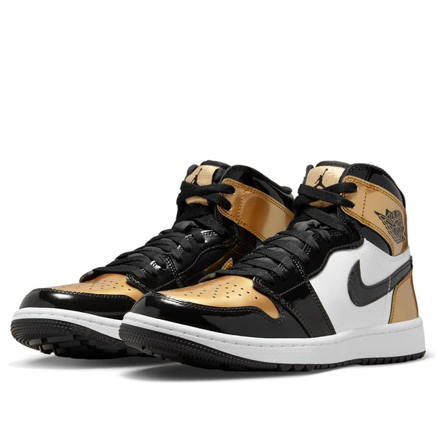 Air Jordan1 High Golf 'Patent Gold Toe'