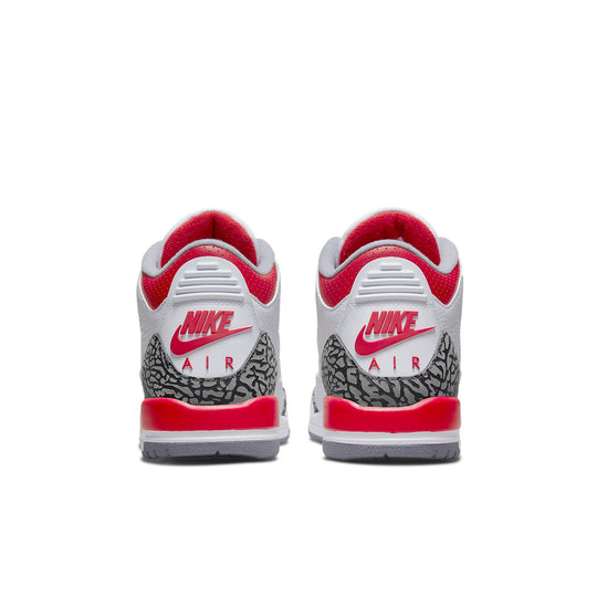 (GS) Air Jordan 3 Retro 'Fire Red 2022'