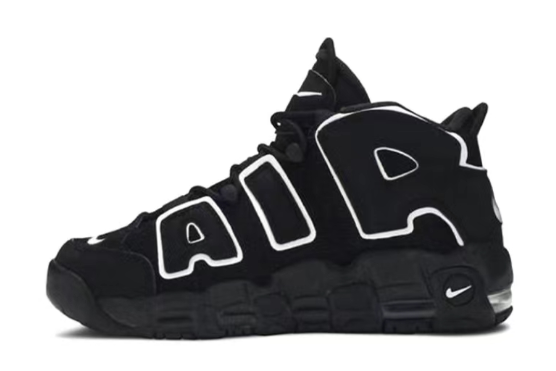 Nike Air More Uptempo Black White