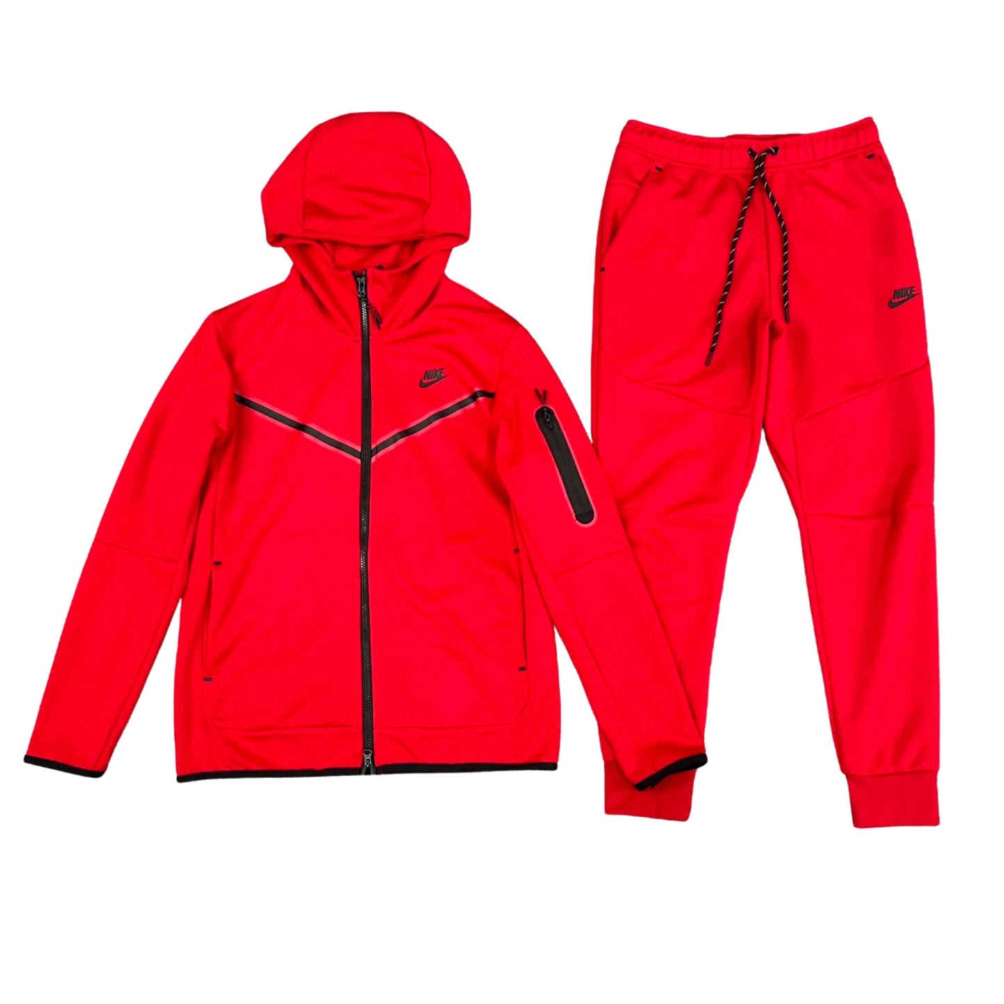 Conjunto NIKE TECH Fleece Rojo Algodón