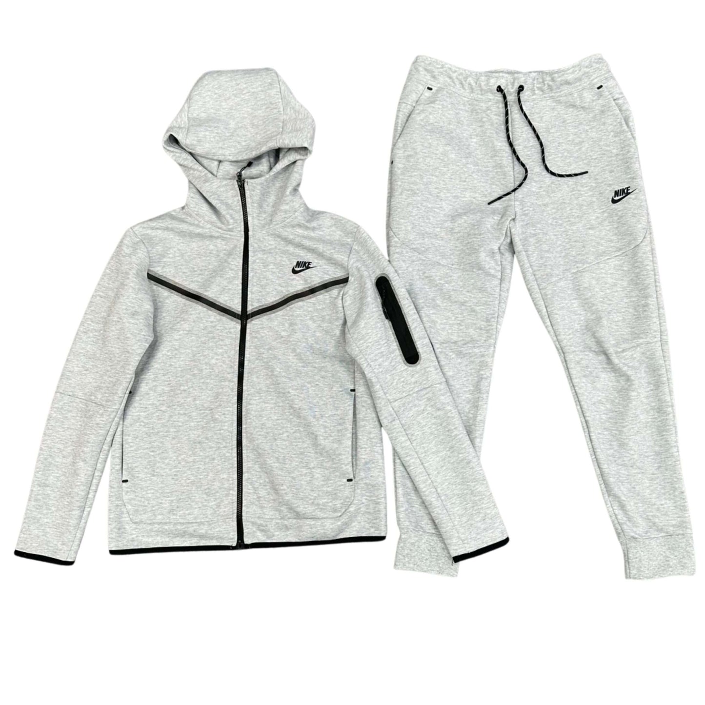 Conjunto NIKE TECH Fleece Gris Algodón