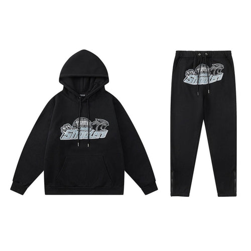 Conjunto trapstar Shooters negro/celeste