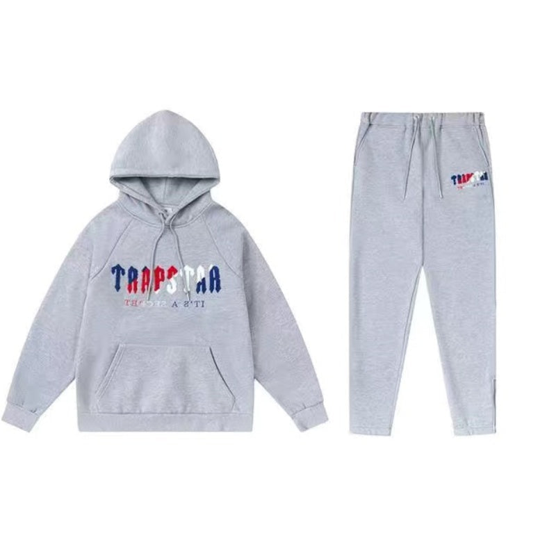 Conjunto trapstar gris rojo/blanco/azul