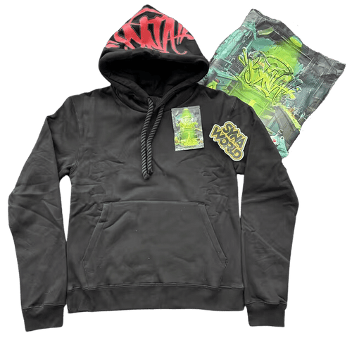 POLERON SYNA WORLD Negro/Rojo
