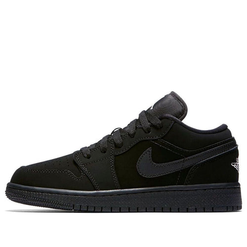 Air Jordan(GS) 1 Retro Low 'Triple Black'