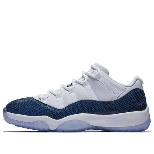 Air Jordan11 Retro Low 'Navy Snakeskin'