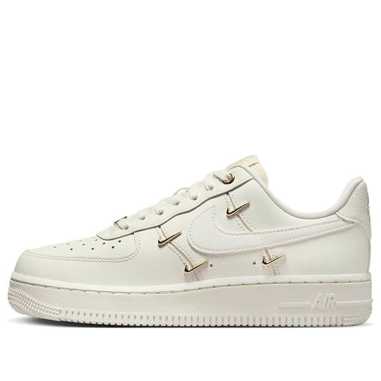 (WMNS) Nike Air Force 1 Low 'White Mini Gold Swooshes'