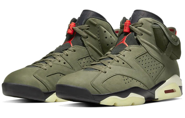 Air Jordan6 Retro x Travis Scott 'Olive'