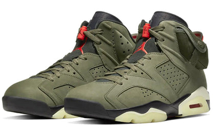 Air Jordan6 Retro x Travis Scott 'Olive'