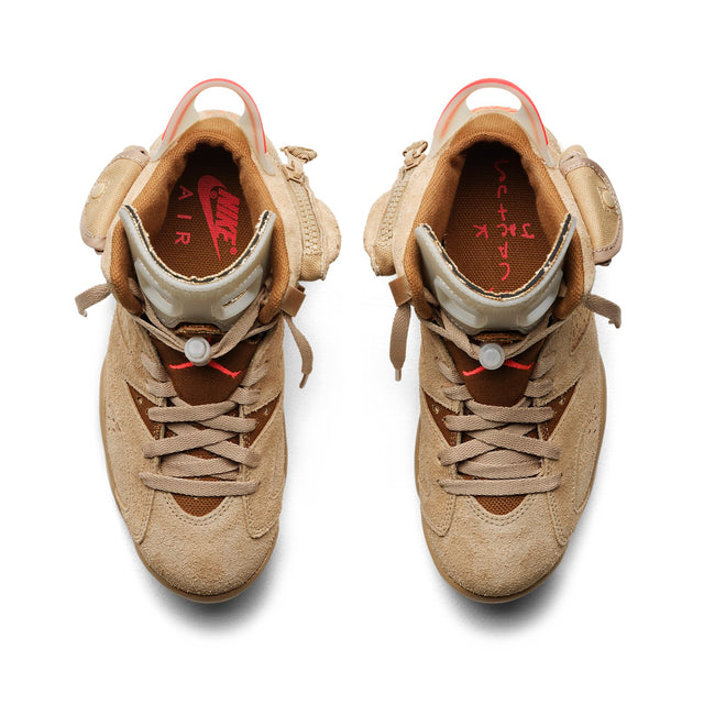 Air Jordan6 Retro x Travis Scott 'British Khaki'