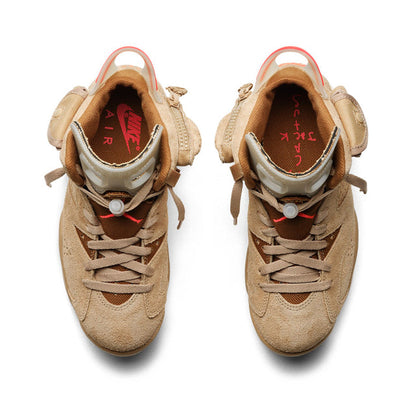 Air Jordan6 Retro x Travis Scott 'British Khaki'