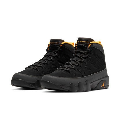 Air Jordan9 Retro 'Black Dark Charcoal University Gold'