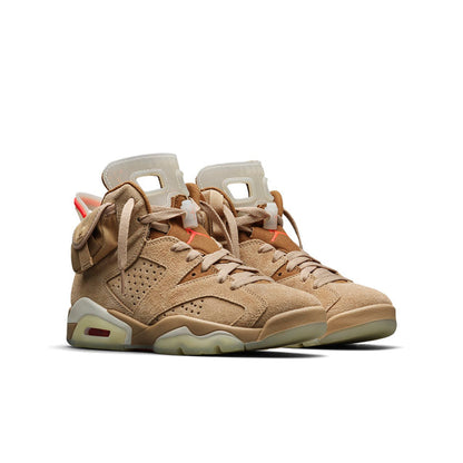 Air Jordan6 Retro x Travis Scott 'British Khaki'