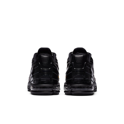 NikeAir Max Plus 3 Leather 'Triple Black