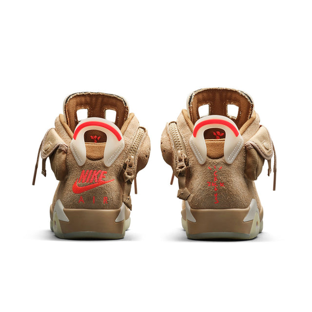 Air Jordan6 Retro x Travis Scott 'British Khaki'