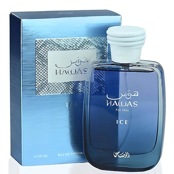 Hawas Ice Rasasi Edp 100ML inspirado en Paco Rabanne Invictus Aqua
