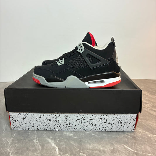 Jordan 4 Retro Bred | Talla 38 EUR | Entrega Inmediata