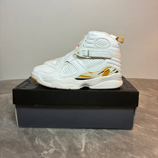 Jordan 8 Retro White Yellow | Talla 39 EUR | Entrega Inmediata