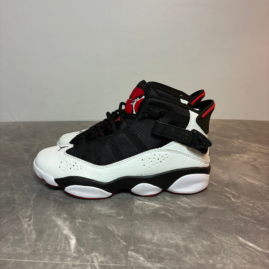 Jordan 6 Rings Black White Red | Talla 36 EUR | Entrega Inmediata