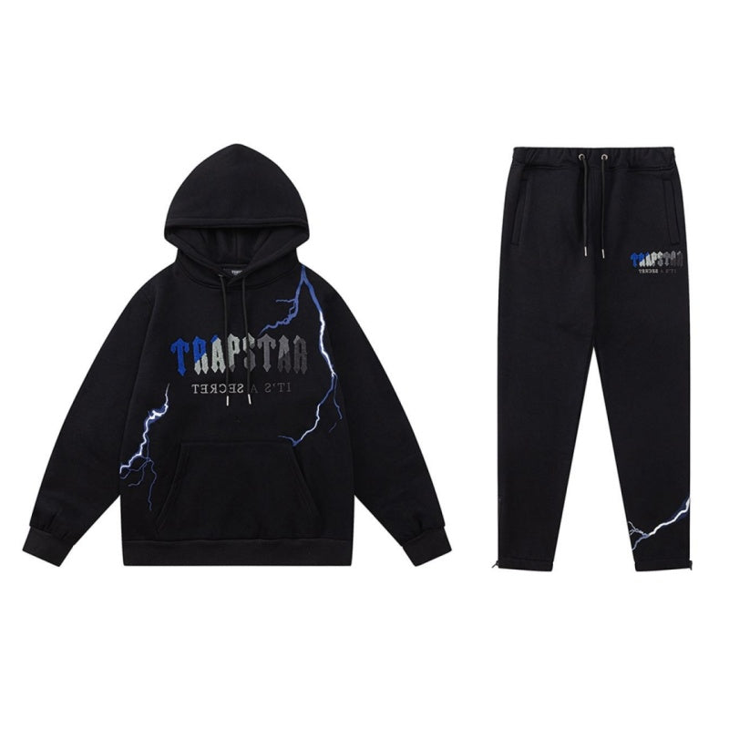 Conjunto trapstar Rayo negro/azul