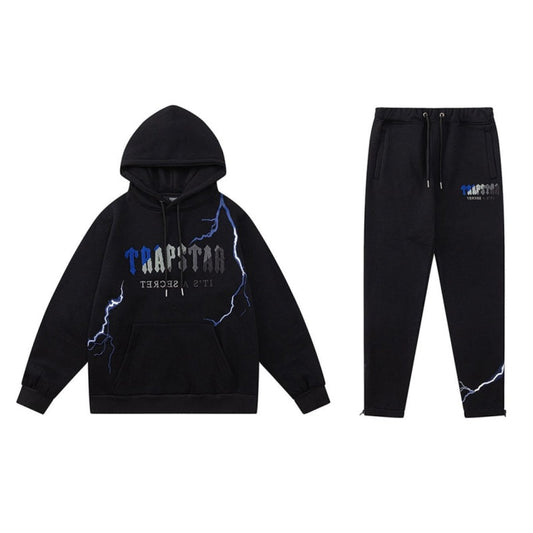 Conjunto trapstar Rayo negro/azul