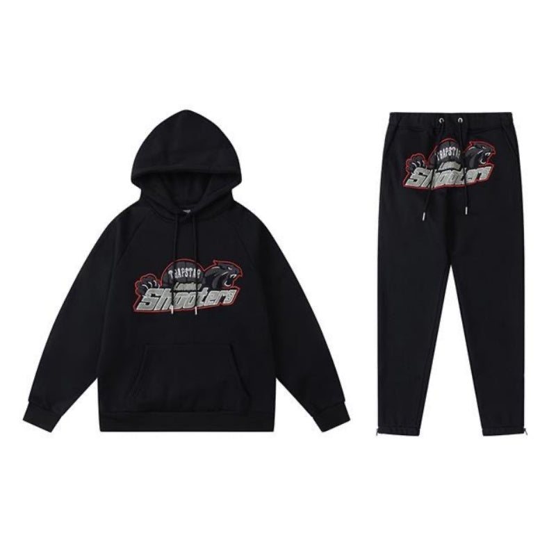 Conjunto trapstar Shooters Negro/rojo