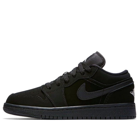 Air Jordan(GS) 1 Retro Low 'Triple Black'