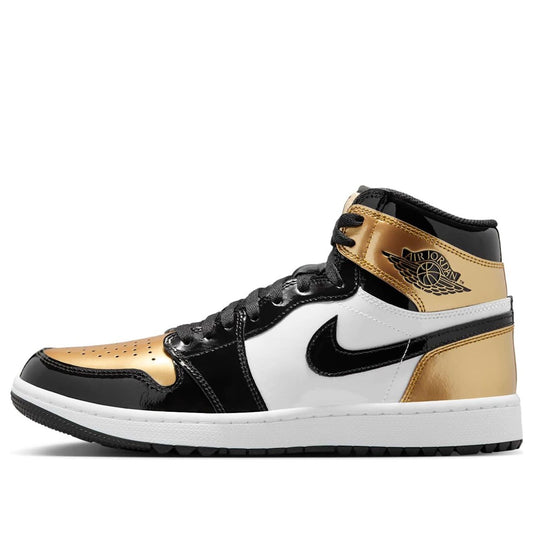 Air Jordan1 High Golf 'Patent Gold Toe'