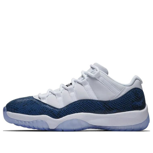 Air Jordan11 Retro Low 'Navy Snakeskin'