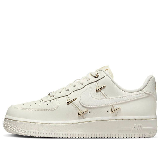 (WMNS) Nike Air Force 1 Low 'White Mini Gold Swooshes'