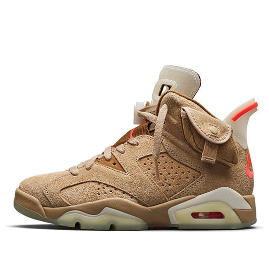 Air Jordan6 Retro x Travis Scott 'British Khaki'