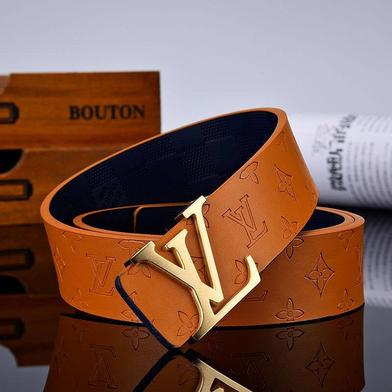 Cinturon LV azul y naranjo – Dripping Store